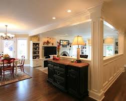 Half Wall Design Ideas Pictures Remodel And Decor Half Wall Kitchen Half Walls Living Room Remodel