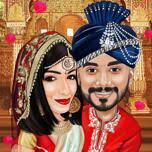 Caricatura della donna Gadsby in stile a colori dalle foto