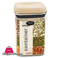 1 oz (30 ml) round straight sided, high quality crystal clear, acrylic double wall jars comes with black matte airtight lids and offer an attractive look. Buy Limon Acrylic Airtight Jar 500 Ml Iran Made 1 Pcs At Best Price In Pakistan