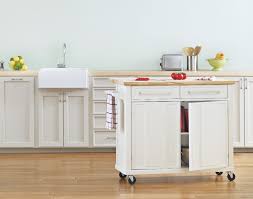 Kitchen islands are incredibly functional features in a kitchen. Real Simple White Kitchen Island Rolling Kitchen Island Kitchen Island Cart Ikea White Kitchen Island