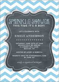 Chevron Chalkboard Baby Blue Invitation Baby Shower Invitation Wording Sprinkle Baby Shower Invitations Baby Shower Invitations