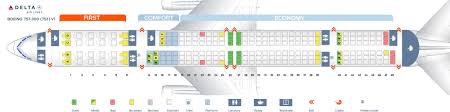 seat map boeing 757 300 delta airlines best seats in plane