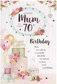 Make your mother feel special by sharing them with her. Mum 70th Birthday Birthday Card Amazon Co Uk Home Kitchen
