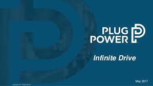 Plug power inc., stock symbol: Plug Power Inc Infinite Drive May 2017
