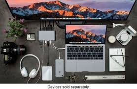 Hyper Hyperdrive Ultimate 11 Port Universal Usb C Hub Usb C Docking Station For Laptops Space Gray Gn30b Gray Best Buy Usb Macbook Macbook Pro