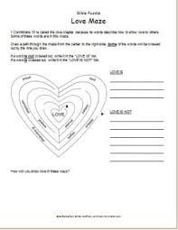 Such activity develops the creative thinking and drawing talent. Bible Puzzle Love Maze Ministry To Children