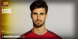 Image result for andre gomes on barca's jersey