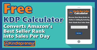 Kindle Best Seller Calculator Converts Amazon Sales Rank