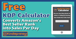 kindle best seller calculator converts amazon sales rank