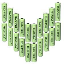 20 Aa Rechargeable Batteries Nimh 600mah 1 2v Garden Solar Ni Mh Light Led C20 Walmart Com Rechargeable Batteries Solar Lights Garden Solar Lights