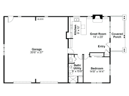 Plans Garage With Apartment One Level 1 Story Plan 2 Said Apartment Shop Building Plans Garage Apartment Plans Garage Floor Plans