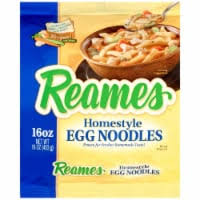 To reheat the leftover chicken and noodles, place them in a saucepan over low heat, just until warmed through. Reames Homestyle Egg Noodles 16 Oz Dillons Food Stores