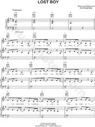 Sheet music arranged for piano/vocal/chords in a minor. Ruth B Lost Boy Sheet Music In G Major Transposable Download Print Sku Mn0163317