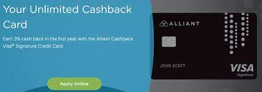 Simply earn, shop & redeem rewards. Alliant Cashback Visa Signature Credit Card Review 3 Cash Back First Year 2 5 Thereafter