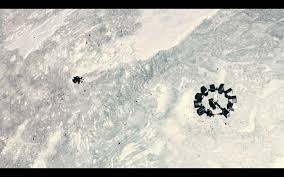 In Interstellar 2014 Cooper Initiates A 60 Rpm Spin While Docking The Endurance And The Tempo Of The Background M Interstellar Interstellar Movie Movie Shots