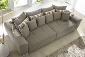Design Sofa Sevilla Xxl Sofa In Hellbrauner Steppung Tiefe Couch Couch Mobel Gunstige Sofas