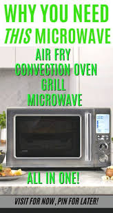 The Breville Microwave Convection Oven Combo Is Truly An All In One Appliance Not Only Ca Microwave Convection Oven Microwave Oven Combo Convection Microwaves