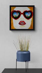 Original Art print "Cupids Cravings" by Tony Avitia San Francisco poster,  San Fran gift. BoHo art. Housewarming gift. dorm art, Kids room