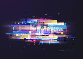 High techno world, profile picture. Abstract Techno Background Futuristic Abstract High Tech Design Wandsticker Vektor Hintergrund Sicherheit Myloview De