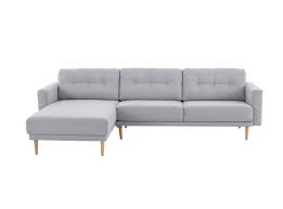 Angle Gauche Tissu Gris Clair Pieds Bois Canape Fixe Categories Canape Fly Canape D Angle Design Canape Angle Tissu Gris
