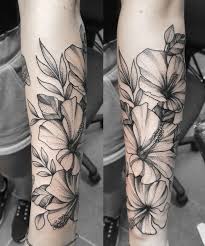 Maybe you would like to learn more about one of these? Hibiskus Tattoo Blackwork Unterarm Hibiskus Tattoo Graues Tattoo Tattoo Schwarz