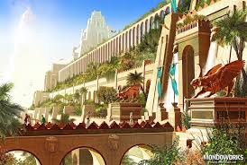 Save the city of babylon! The Hanging Gardens Of Babylon Art By Mondoworks