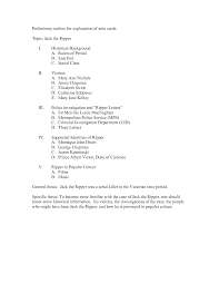 Preliminary Topic Outline Example Outline Notes Topic Outline Topic Outline Example