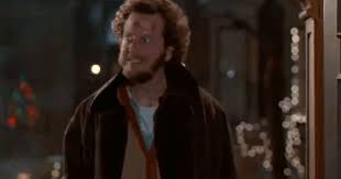 When Marv Finally Gets In The House And Then Falls Face First Onto The Concrete Floor Home Alone Movie Home Alone Funny Gif