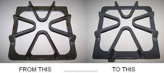 Instead, they rub their cookware with salt and then put it over a low flame to evaporate any moisture from cooking. Porcelain Stove Top Grates Cleaning