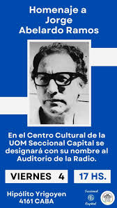 Jorge Abelardo Ramos. A 30 años de su muerte (2 de octubre de 1994)