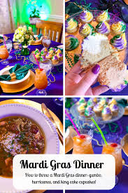 Here is a pretty tablescape and some dinner ideas if you are hosting a mardi gras dinner party. Mardi Gras Game Night Mardi Gras Dinner Mardi Gras Dinner Party Mardi Gras Food