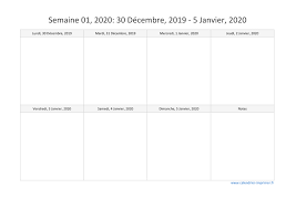 D'abord rappelez vous que ne pas planifier sa semaine est une mauvaise habitude. Calendrier 2020 Semaine Planning Hebdomadaire Semainier