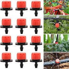 Drip irrigation systems installation guide. Diy Crafts Adjustable Irrigation Drippers Sprinklers 1 4 Inch Emitter Dripper Micro Drip Irrigation Sprinklers For Watering System Pack Of 100 Pcs Drippers Sprinklers Amazon In Garden Outdoors