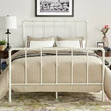 Shop target for headboards you will love at great low prices. Furniture Modern Industrial Metal King Size Platform Panel Bed Frame Headboard Slats White Home Garden