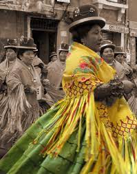 Cholita Traditional Women In La Paz Bolivia Dancing Morenada Indigenous Fashion Wonderful Clothes Pretty Outfits
