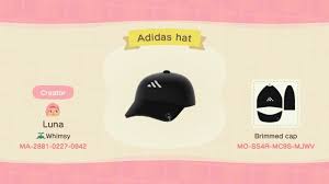 Adidas Baseball Caps Designed By Luna Of Whimsy Acnh Custom Designs New Animal Crossing Animal Crossing Game Animal Crossing
