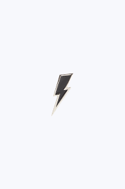 Black And White Lightning Bolt Background Marc Jacobs Enamel Lightning Bolt Pin In Silver Modesens Lightning Bolt Bubbles Wallpaper Iphone Light
