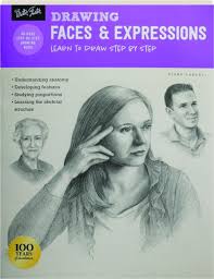 Mark the height and width of the nose for this on both sides draw marks and step 7: Drawing Faces Expressions Learn To Draw Step By Step Hamiltonbook Com
