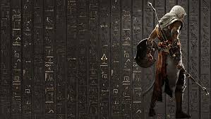 Assassins creed is a game series that has become one of the most popular of its time. Hieroglyphs Assassins Creed Assassins Creed Origins Hieroglyphics Hd Wallpaper Wallpaperbetter