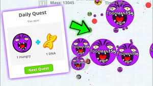 You can get those agario vip skins … Agar Io Mobile Unlocking Hungry Quest Skin Agario Birthday Special Quest Skin Agario Mobile