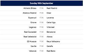 Check la liga 2020/2021 page and find many useful statistics with chart. Spanish La Liga 2018 19 Fixtures Confirmed