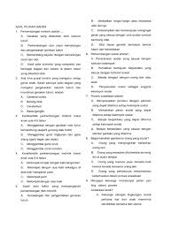 Contoh soal pilihan ganda tentang pendidikan karakter. Soal Pilihan Ganda Pdf