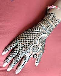 Netting Henna Design Henna Hand Tattoo Henna Tattoo Henna
