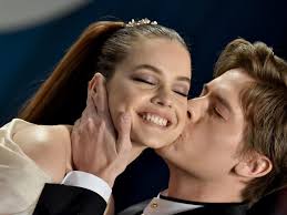 Barbara Palvin wears Vivienne Westwood to marry Dylan Sprouse