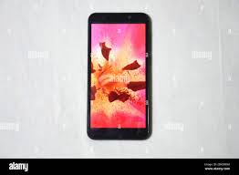 Meizu C9 mobile phone Stock Photo ...