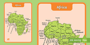 Maybe you would like to learn more about one of these? Map Of Africa With Names Teacher Made