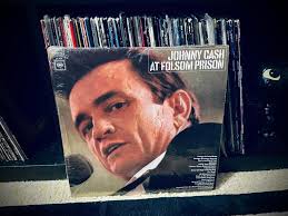 Demonstration pressing with white Phillips tables either side and paper  notes with it Spinning this morning Johnny Cash Now There Was A Song
