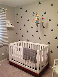 Grady S Graphic Triangles Nursery My Room Baby Boy Rooms Kids Room Inspiration Baby Boy Room Decor