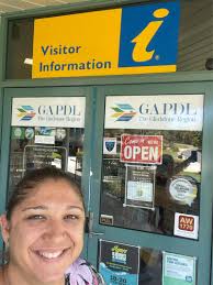 Today, I'm helping out the Agnes Water Visitor Information Centre team  while they are at the announcement of Australia's Top Tourism Town!