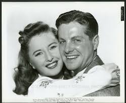 BARBARA STANWYCK + ROBERT CUMMINGS "THE BRIDE WORE BOOTS" Original 1945  Photo